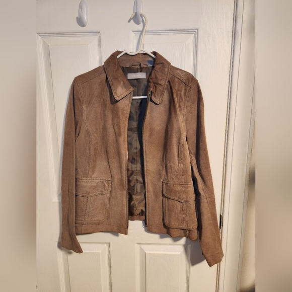 Liz Claiborne Jackets & Blazers - Liz Claiborne Suede Leather Jacket